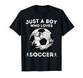 Just Who Loves Soccer T-Shirt - Minimalist Print for Adults - T-Shirt, Sweatshirt, Hoodie