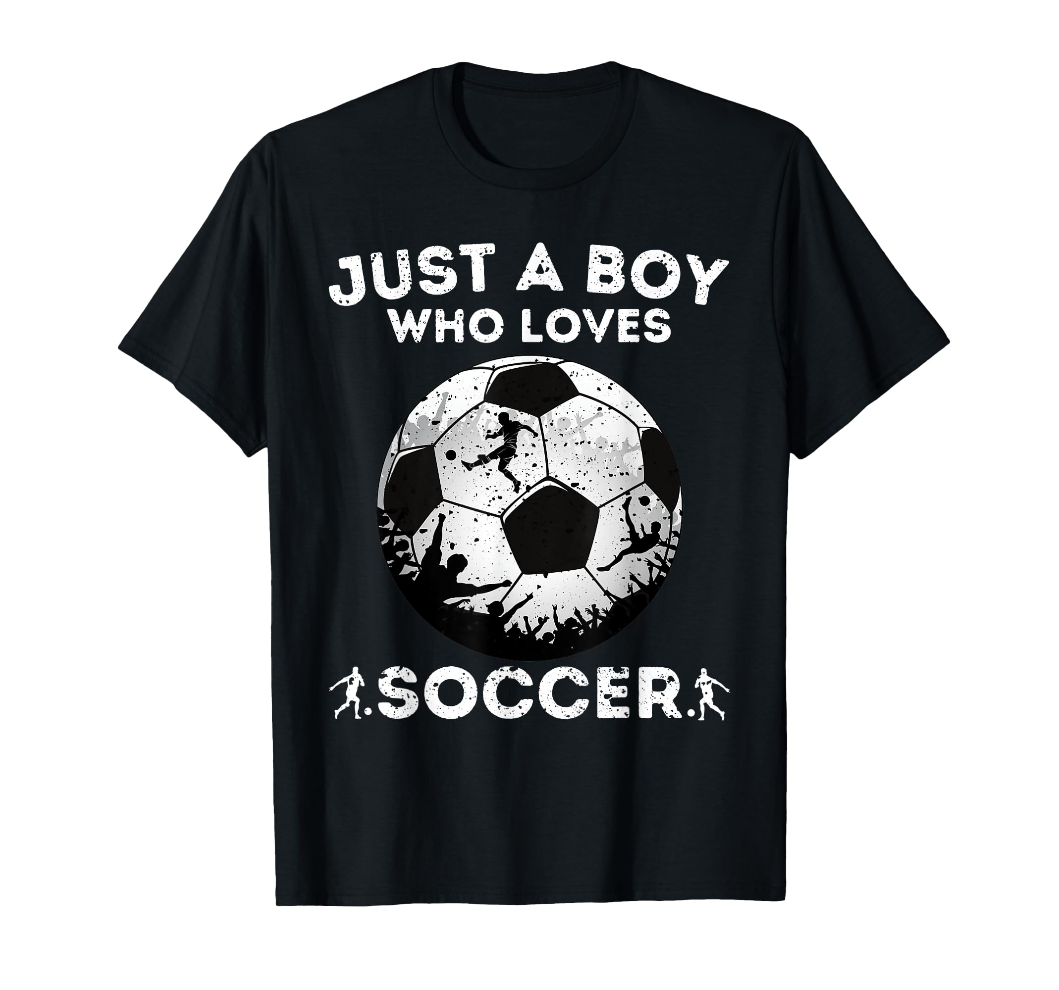 Just Who Loves Soccer T-Shirt - Minimalist Print for Adults - T-Shirt, Sweatshirt, Hoodie
