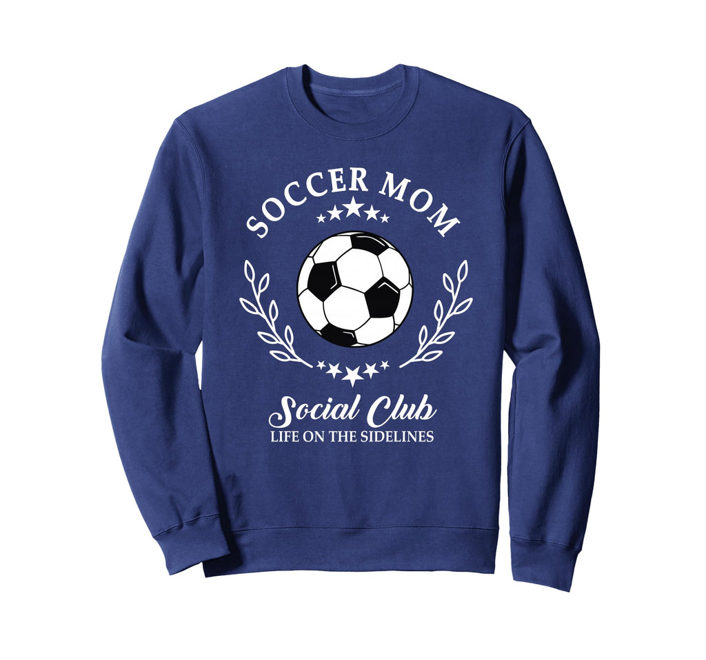 Sideline Social Club Soccer Mom Game Sweatshirt - Minimalist Print Unisex - T-Shirt, Sweatshirt, Hoodie