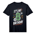Happy 8Th Birthday Soccer Enthusiast Its T-Shirt - Graphic Print Men Women - T-Shirt, Sweatshirt, Hoodie