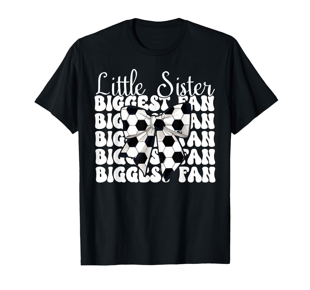 Soccer Sister Coquette Little Sister T-Shirt - Custom Art Print for Adults - T-Shirt, Sweatshirt, Hoodie