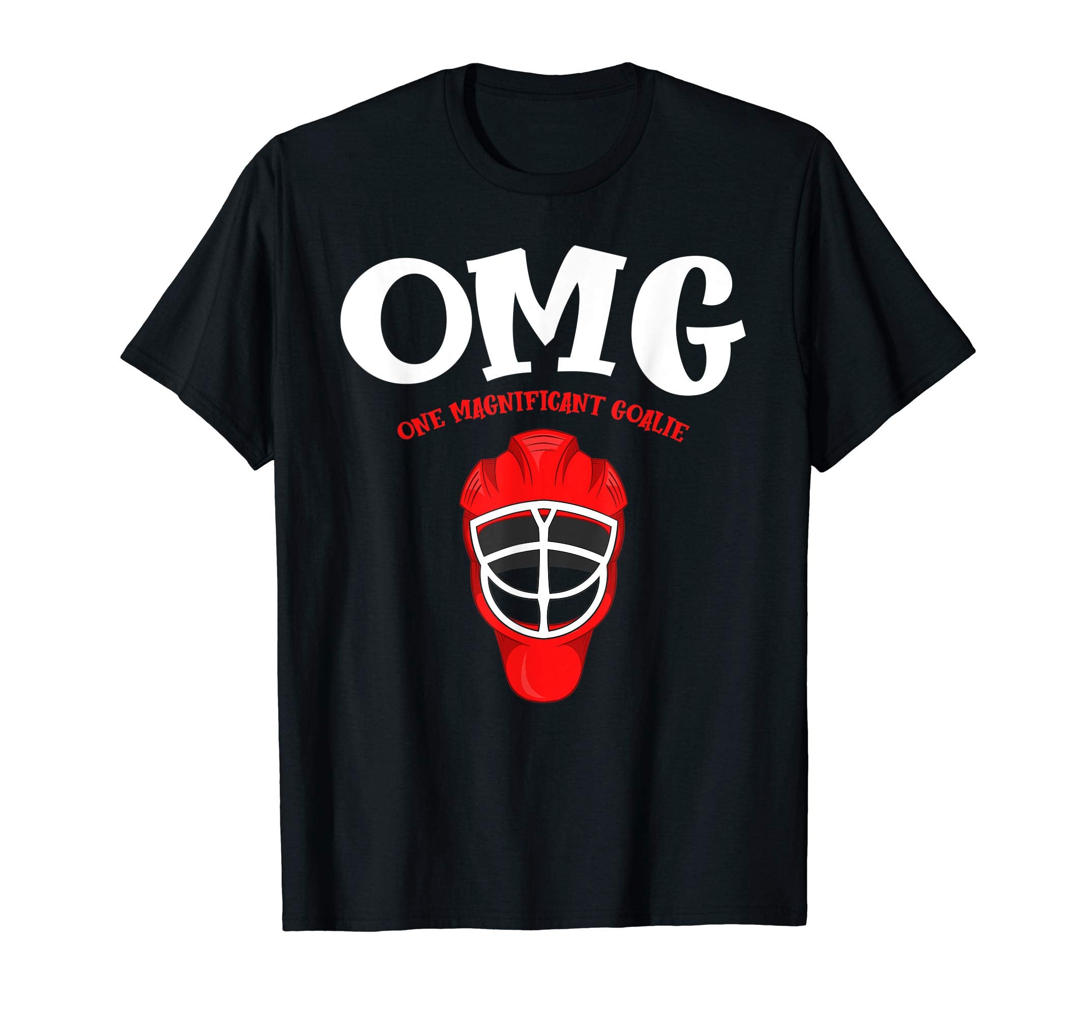 Omg One Magnificent Goalie Ice Hockey T-Shirt - Minimalist Print Unisex - T-Shirt, Sweatshirt, Hoodie