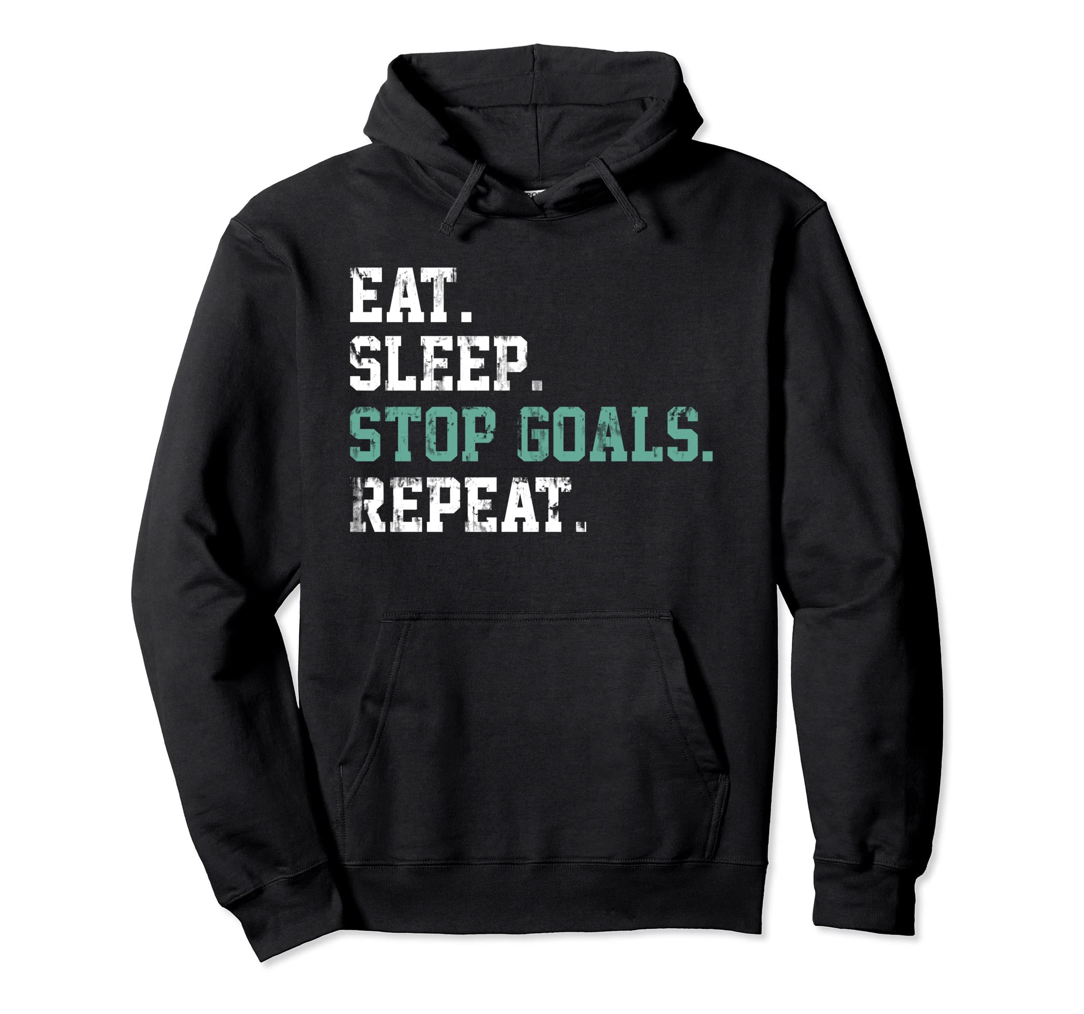 Goalie Player Goalkeeper Ice Hockey Hoodie - Unique Graphic Unisex - T-Shirt, Sweatshirt, Hoodie