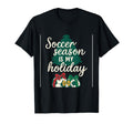 Soccer Season Is My Holiday T-Shirt - Trendy Graphic for Adults - T-Shirt, Sweatshirt, Hoodie