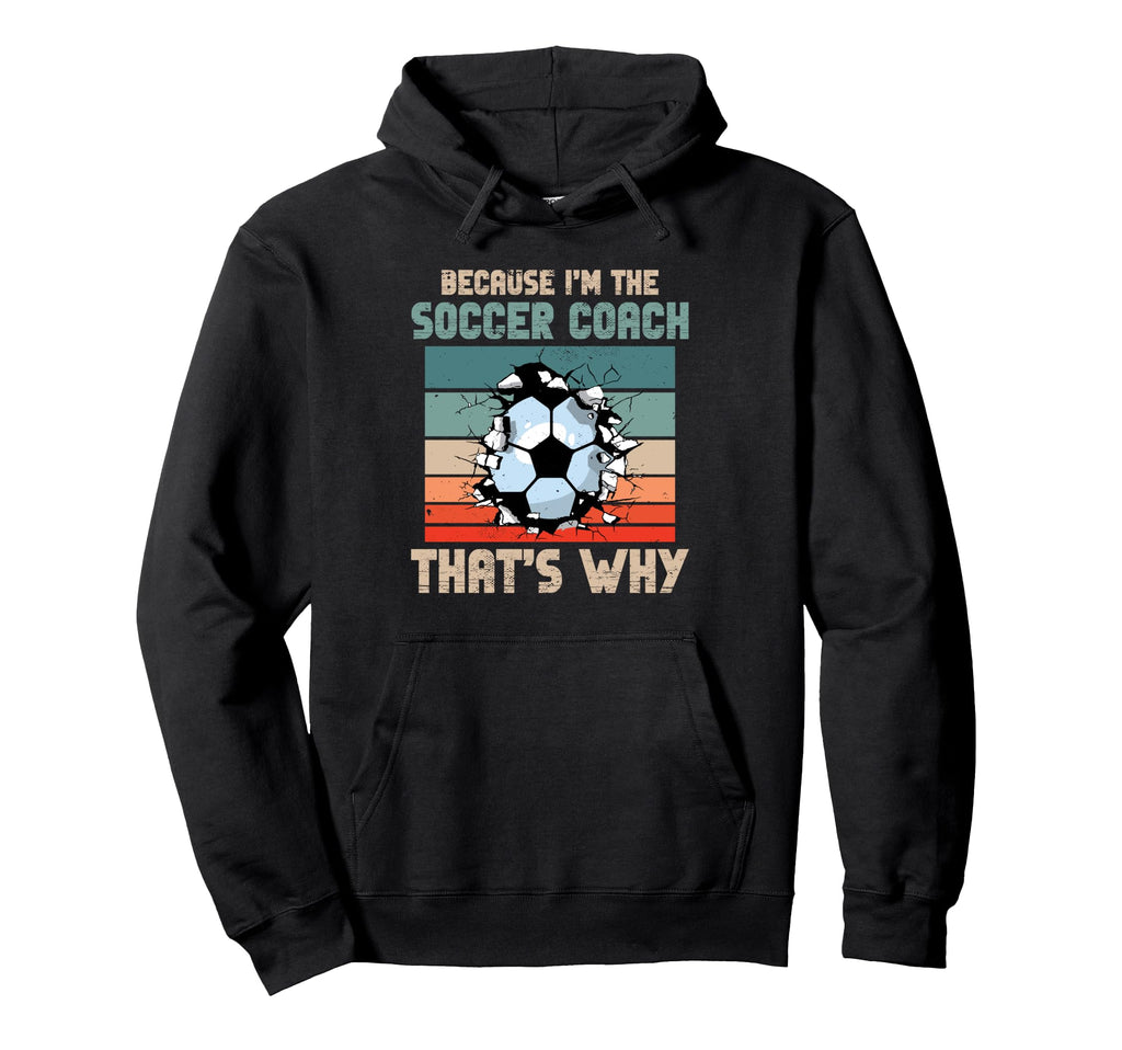 Coaching Soccer Dad Coach Soccer Coach Hoodie - Graphic Print Unisex - T-Shirt, Sweatshirt, Hoodie