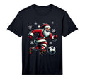 Soccer Santa Holiday Soccer Player T-Shirt - Graphic Print Men Women - T-Shirt, Sweatshirt, Hoodie