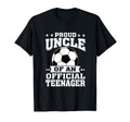 Proud Uncle Teenager 13Th Birthday Soccer T-Shirt - Streetwear Style Unisex - T-Shirt, Sweatshirt, Hoodie