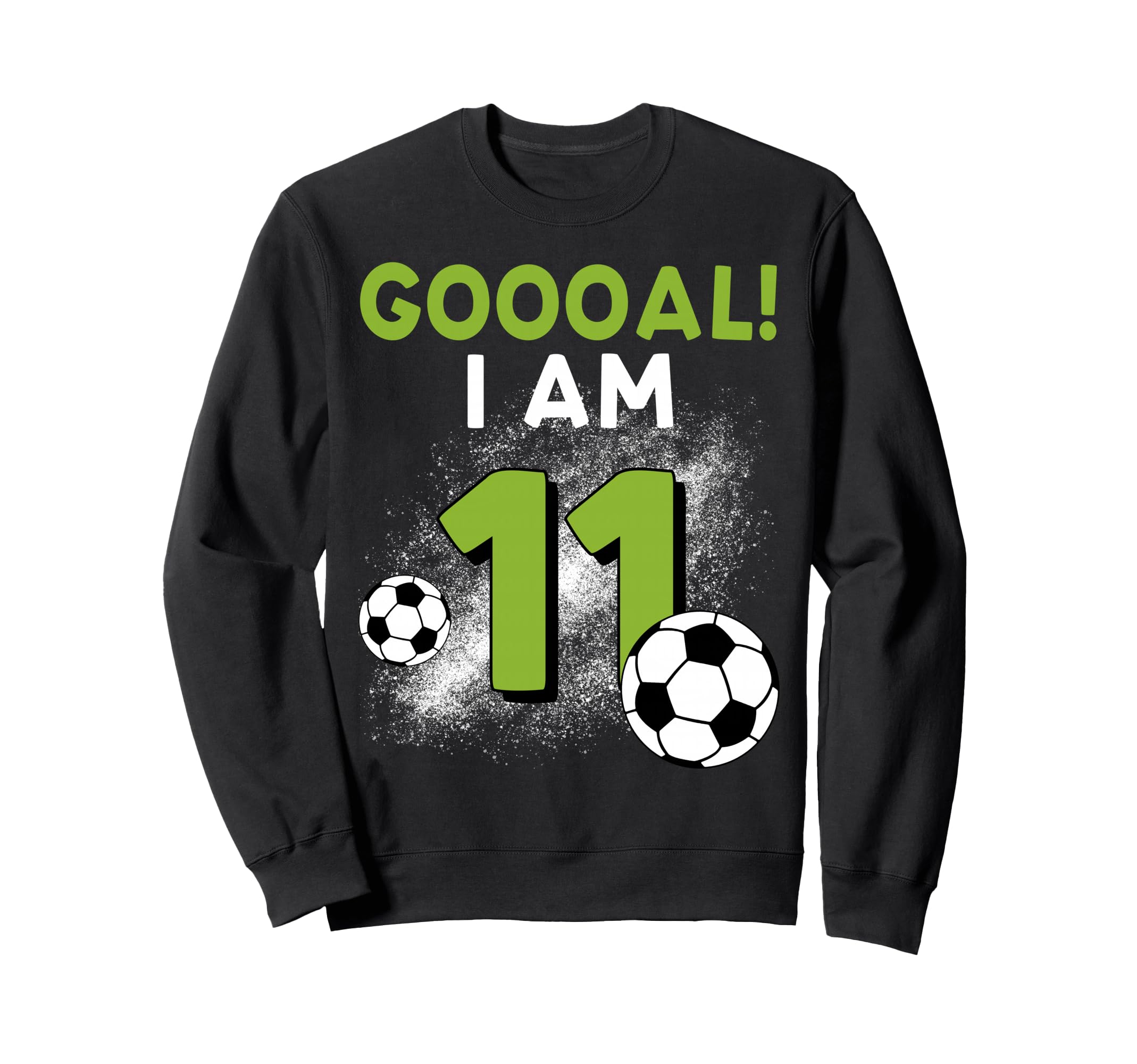 11Th Birthday Soccer Theme Sweatshirt - Aesthetic Graphic for Adults - T-Shirt, Sweatshirt, Hoodie