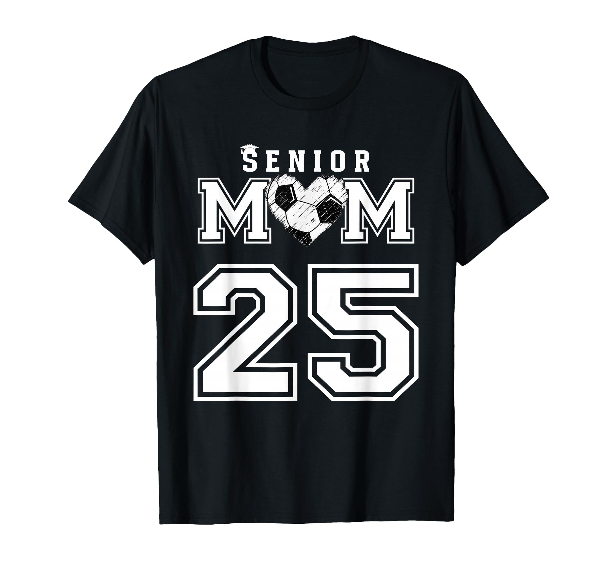 Proud Senior Soccer Mom Custom T-Shirt - Aesthetic Graphic for Adults - T-Shirt, Sweatshirt, Hoodie