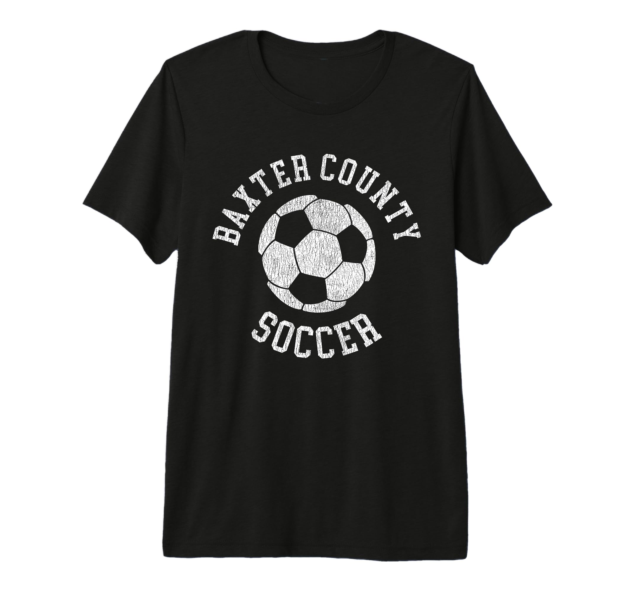 Baxter County Soccer Distressed 90S T-Shirt - Minimalist Print for Adults - T-Shirt, Sweatshirt, Hoodie