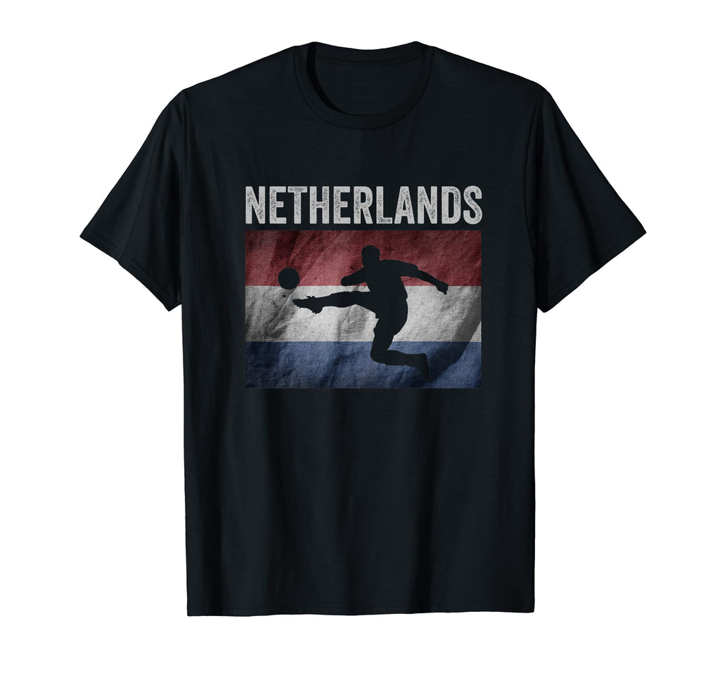 Netherlands Flag Soccer Holland Dutch T-Shirt - Novelty Apparel Men Women - T-Shirt, Sweatshirt, Hoodie