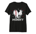 Ball Mommy Baseball Soccer Heart T-Shirt - Fun Novelty Design Men Women - T-Shirt, Sweatshirt, Hoodie