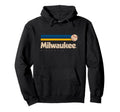 Milwaukee Baseball Softball Wisconsin Hoodie - Graphic Print Men Women - T-Shirt, Sweatshirt, Hoodie