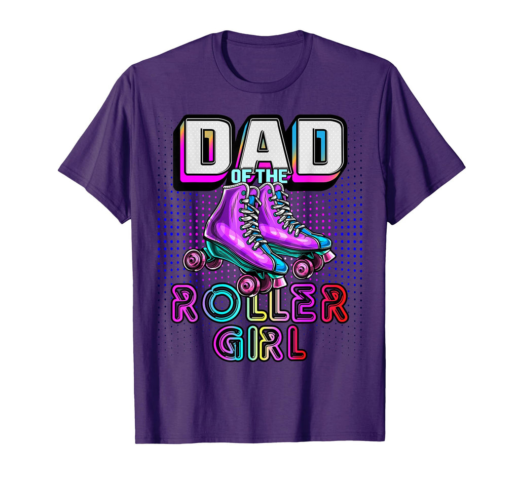 Dad Roller Roller Skating Birthday T-Shirt - Custom Art Print for Adults - T-Shirt, Sweatshirt, Hoodie