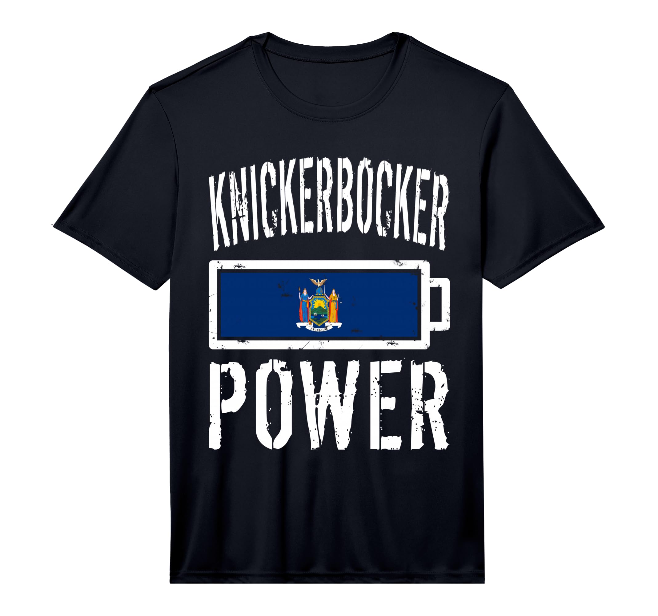New York Flag Knickerbocker Power T-Shirt - Trendy Graphic Men Women - T-Shirt, Sweatshirt, Hoodie