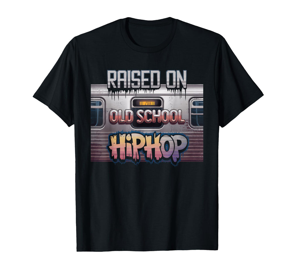 Raised Old School Hip Hop Cassette T-Shirt - Trendy Graphic for Adults - T-Shirt, Sweatshirt, Hoodie