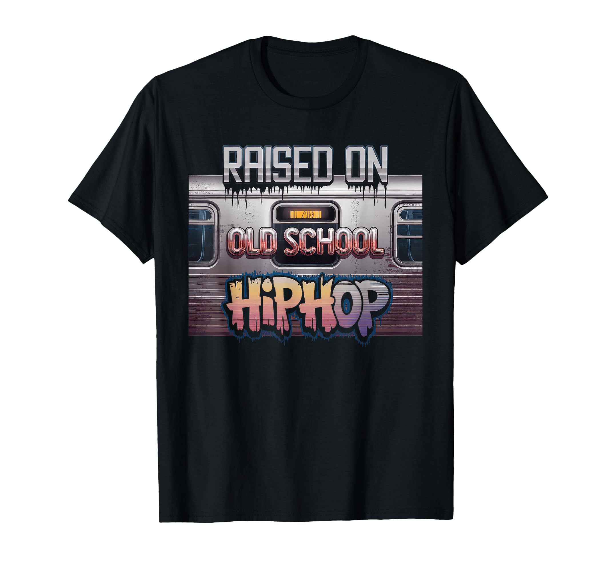 Raised Old School Hip Hop Cassette T-Shirt - Trendy Graphic for Adults - T-Shirt, Sweatshirt, Hoodie
