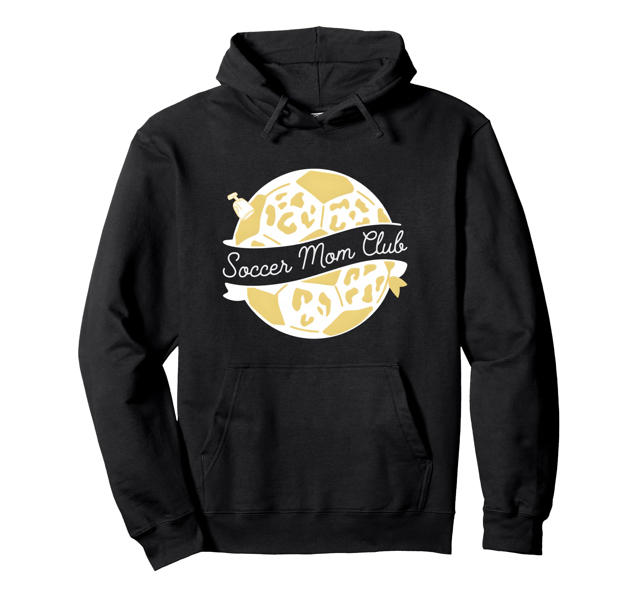 Soccer Mom Club Leopard Soccer Mom Hoodie - Minimalist Print Men Women - T-Shirt, Sweatshirt, Hoodie