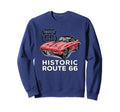 Route 66 Historic Sports Car Sweatshirt - Streetwear Style Unisex - T-Shirt, Sweatshirt, Hoodie