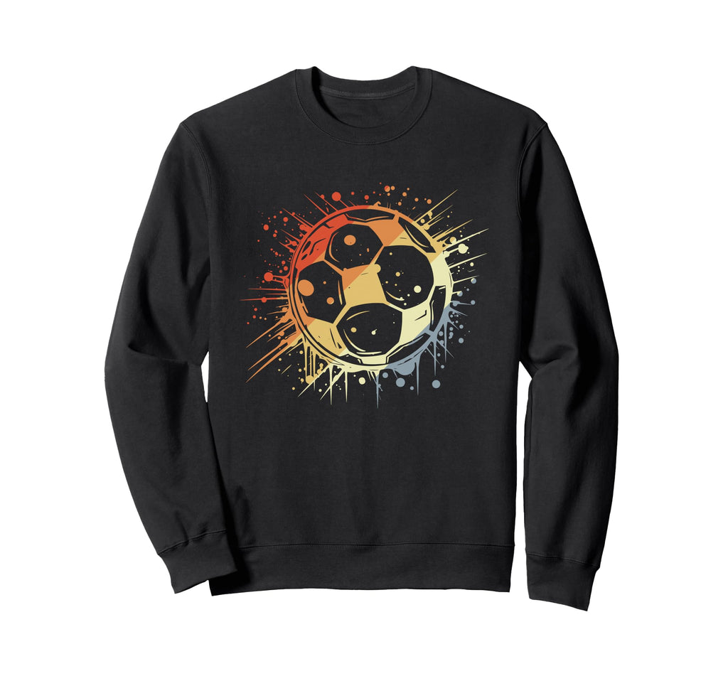 Soccer Ball Color Streetart Sweatshirt - Unique Graphic Unisex - T-Shirt, Sweatshirt, Hoodie