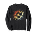 Soccer Ball Color Streetart Sweatshirt - Unique Graphic Unisex - T-Shirt, Sweatshirt, Hoodie