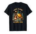 Camping Forest Tent Campfire Lake T-Shirt - Unique Graphic for Adults - T-Shirt, Sweatshirt, Hoodie