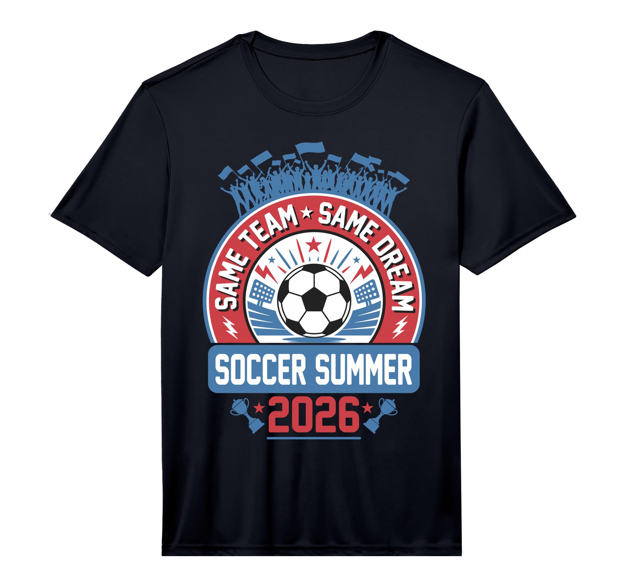 Soccer Summer 2026 Performance T-Shirt - Minimalist Print Unisex - T-Shirt, Sweatshirt, Hoodie