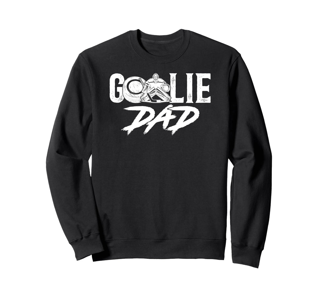 Ice Hockey Goalie Dad Hockey Keeper Sweatshirt - Graphic Print for Adults - T-Shirt, Sweatshirt, Hoodie