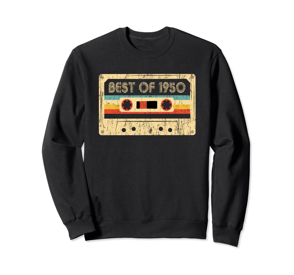 Best 1950 1950 Cassette Tape Sweatshirt - Custom Art Print Men Women - T-Shirt, Sweatshirt, Hoodie