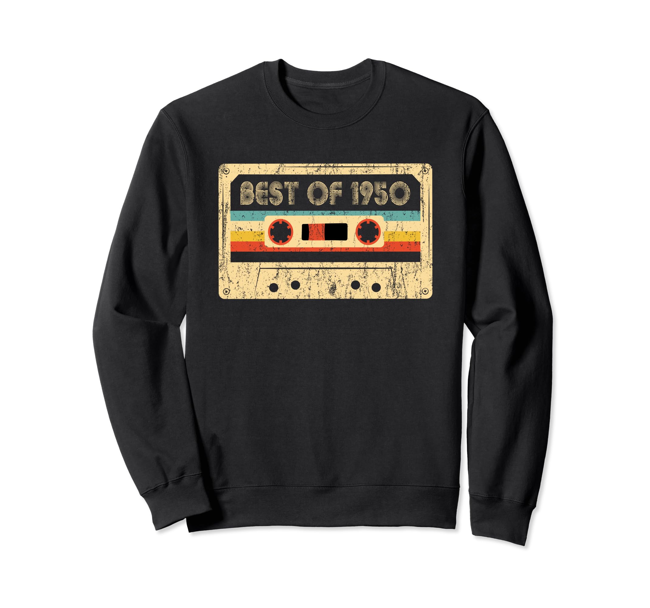 Best 1950 1950 Cassette Tape Sweatshirt - Custom Art Print Men Women - T-Shirt, Sweatshirt, Hoodie
