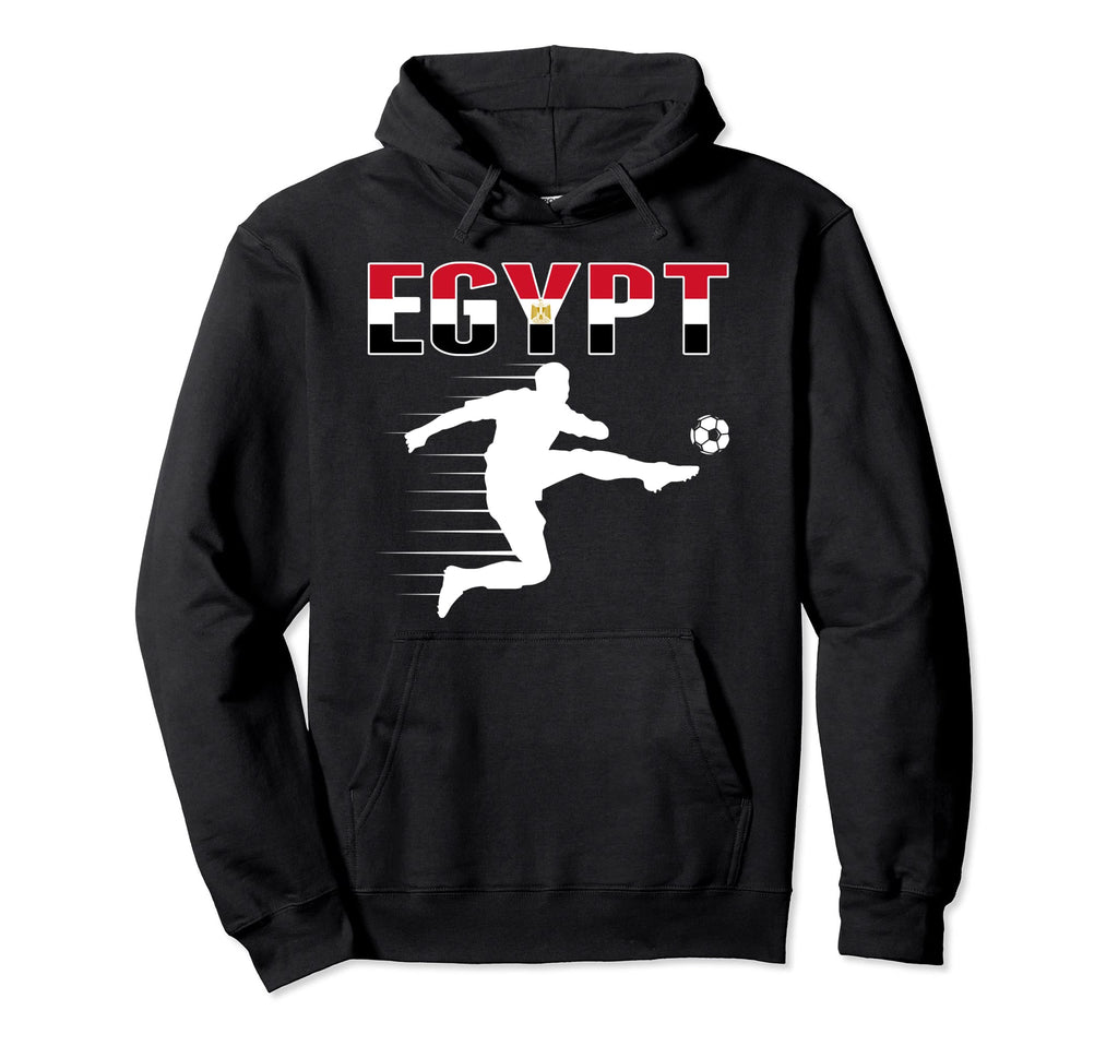 Egypt Soccer Lovers Jersey Support Hoodie - Fun Novelty Design Men Women - T-Shirt, Sweatshirt, Hoodie