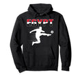 Egypt Soccer Lovers Jersey Support Hoodie - Fun Novelty Design Men Women - T-Shirt, Sweatshirt, Hoodie