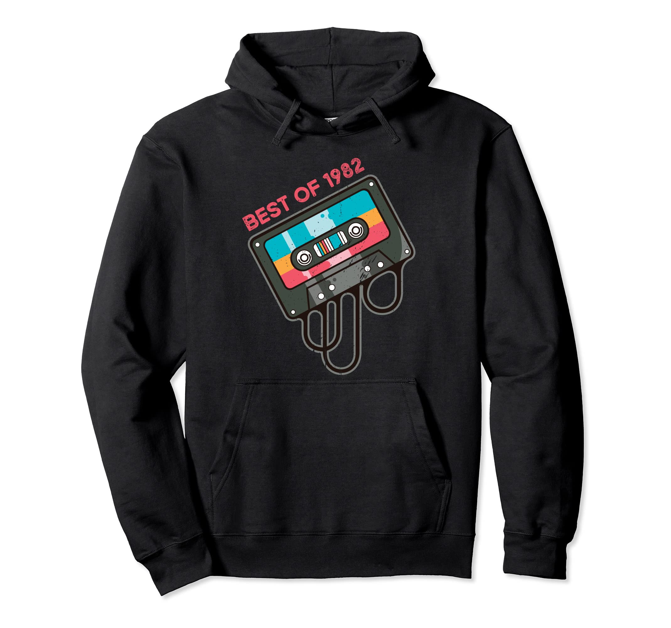 40Th Birthday Best 1982 Music Tees Hoodie - Graphic Print for Adults - T-Shirt, Sweatshirt, Hoodie