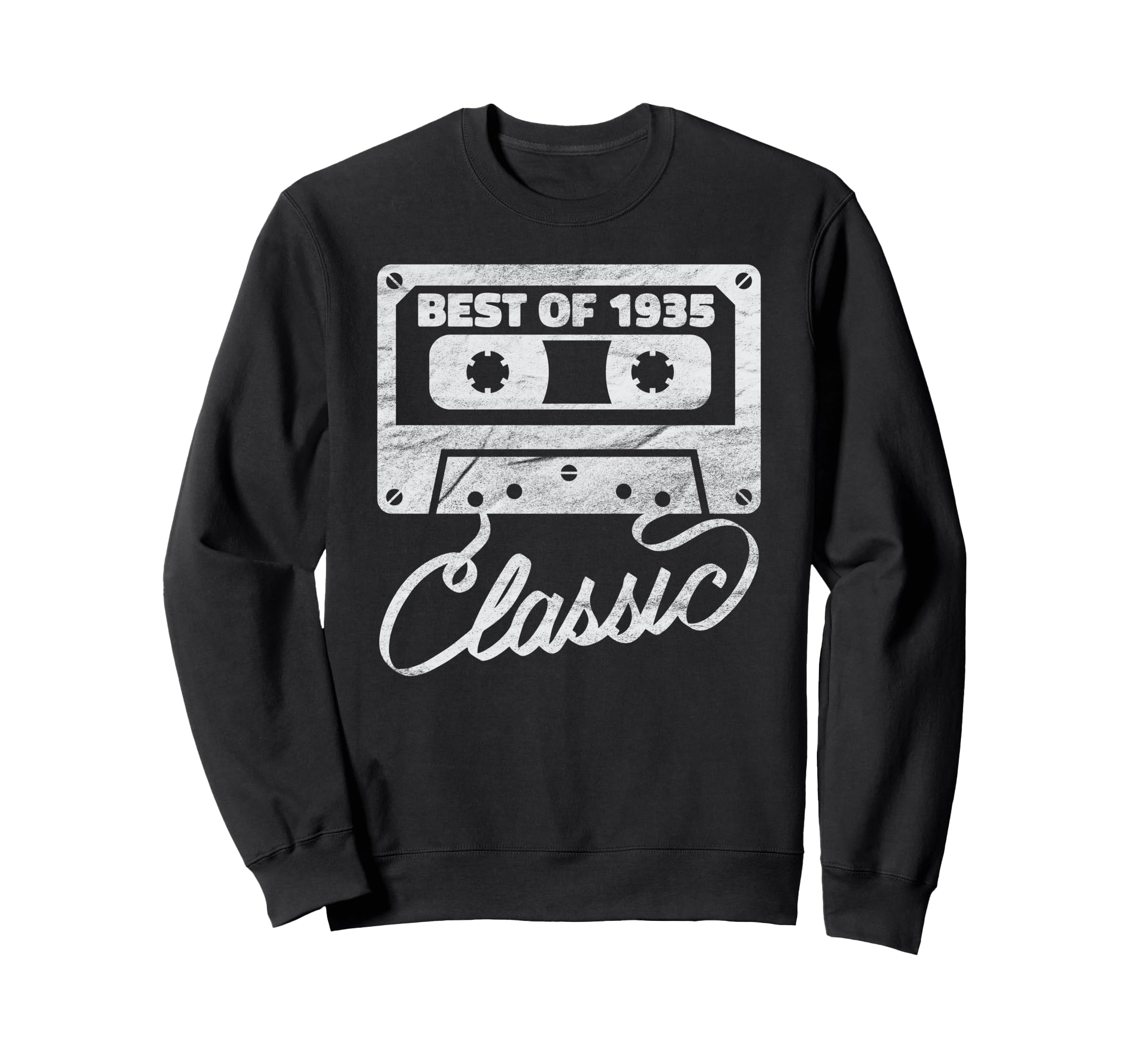 1935 Cassette Tape 88Th Birthday Sweatshirt - Graphic Print Men Women - T-Shirt, Sweatshirt, Hoodie