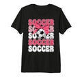 Womens Soccer Player Team Coach Coquette T-Shirt - Novelty Apparel Unisex - T-Shirt, Sweatshirt, Hoodie