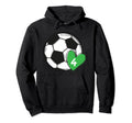 Funny Soccer Ball Number 4 Soccer Hoodie - Fun Novelty Design for Adults - T-Shirt, Sweatshirt, Hoodie