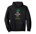 Soccer Elf Santa Party Matching Hoodie - Casual Everyday Wear Men Women - T-Shirt, Sweatshirt, Hoodie