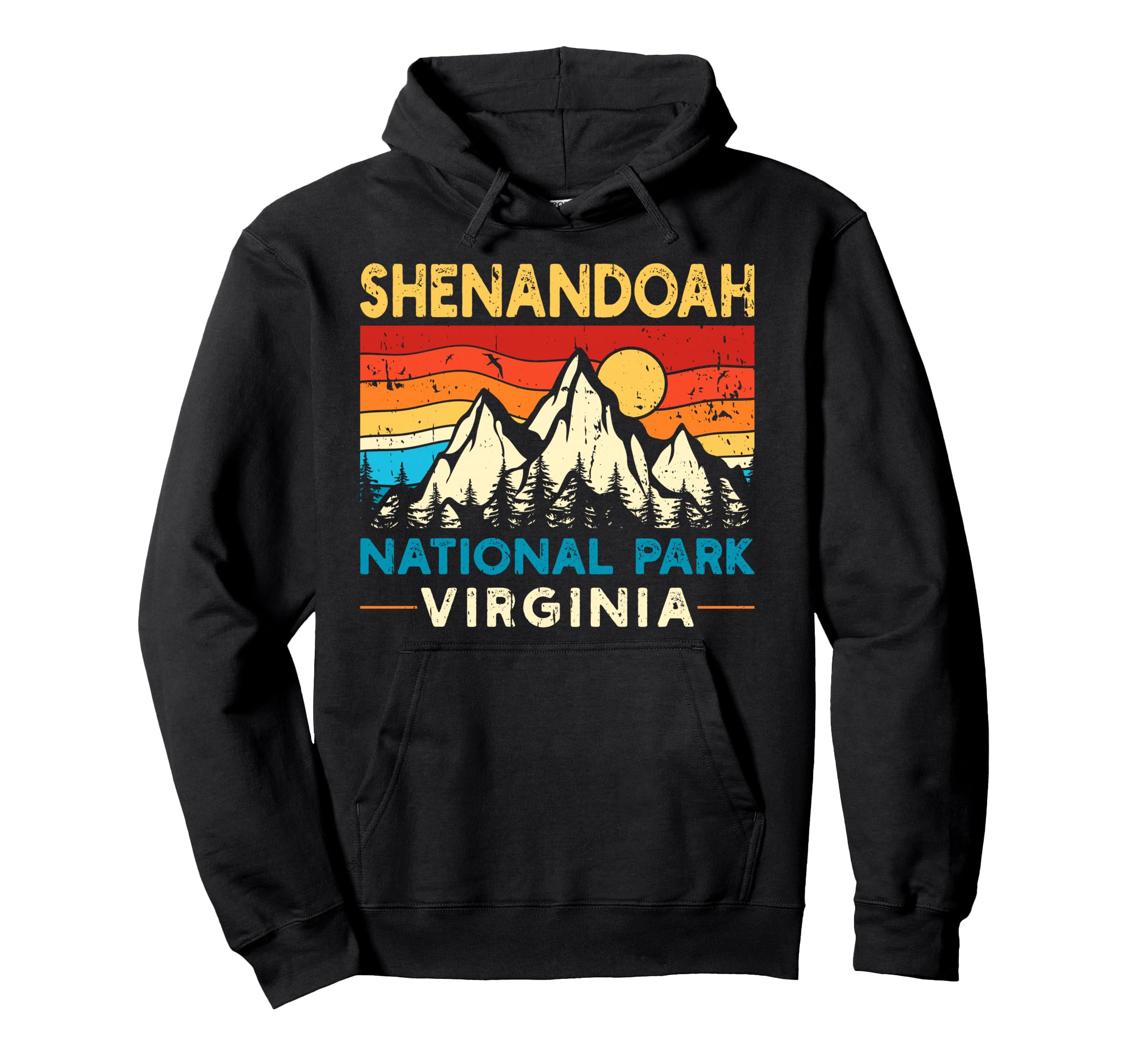 Shenandoah National Park Hoodie - Minimalist Print Men Women - T-Shirt, Sweatshirt, Hoodie