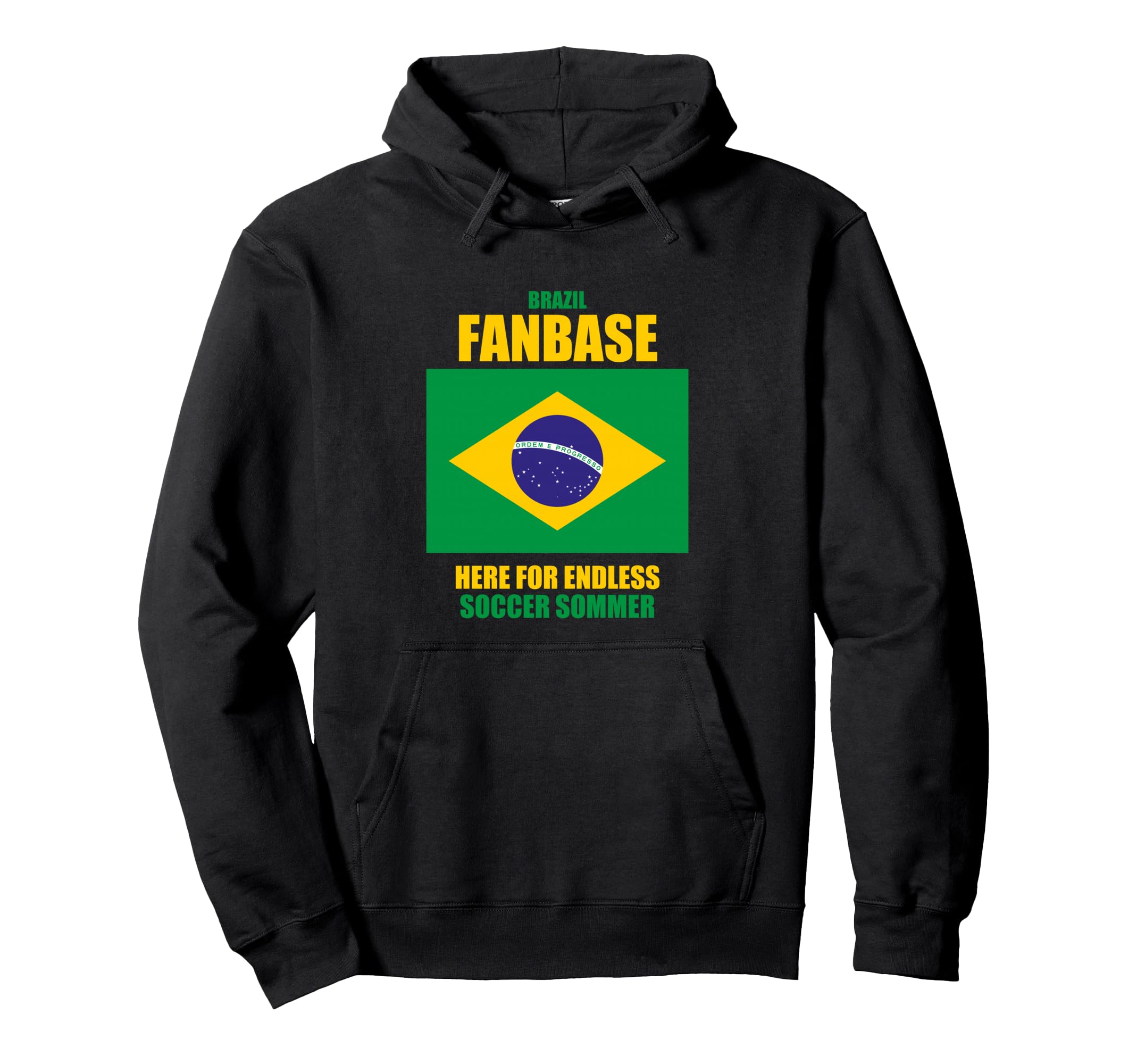 Soccer Fan Brazil Football Fanbase 2026 Hoodie - Minimalist Print Unisex - T-Shirt, Sweatshirt, Hoodie