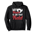 Heart Field Sports Football Ball Hoodie - Aesthetic Graphic for Adults - T-Shirt, Sweatshirt, Hoodie