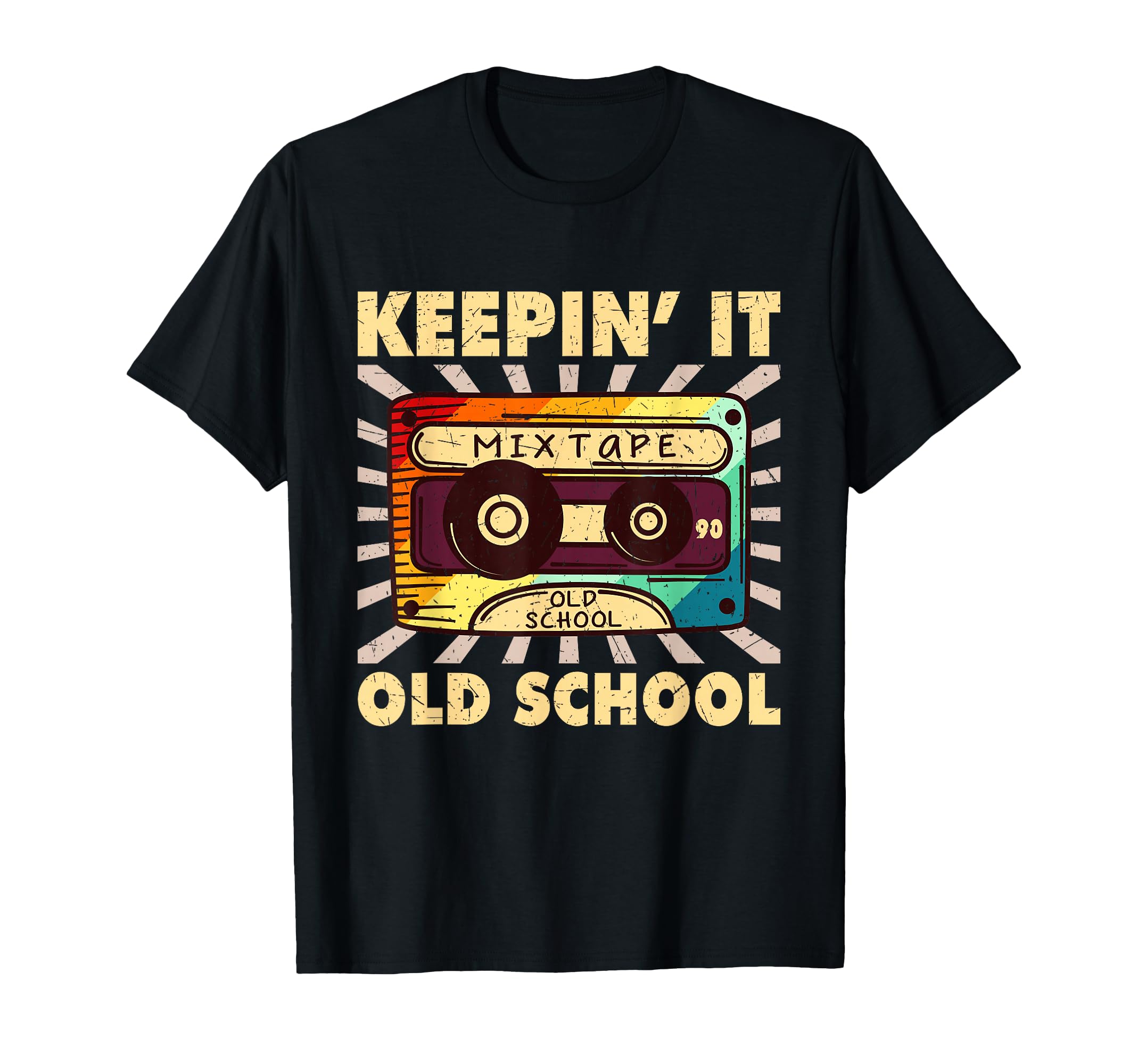 Old School Hip Hop 80S 90S Mixtape T-Shirt - Casual Everyday Wear Unisex - T-Shirt, Sweatshirt, Hoodie