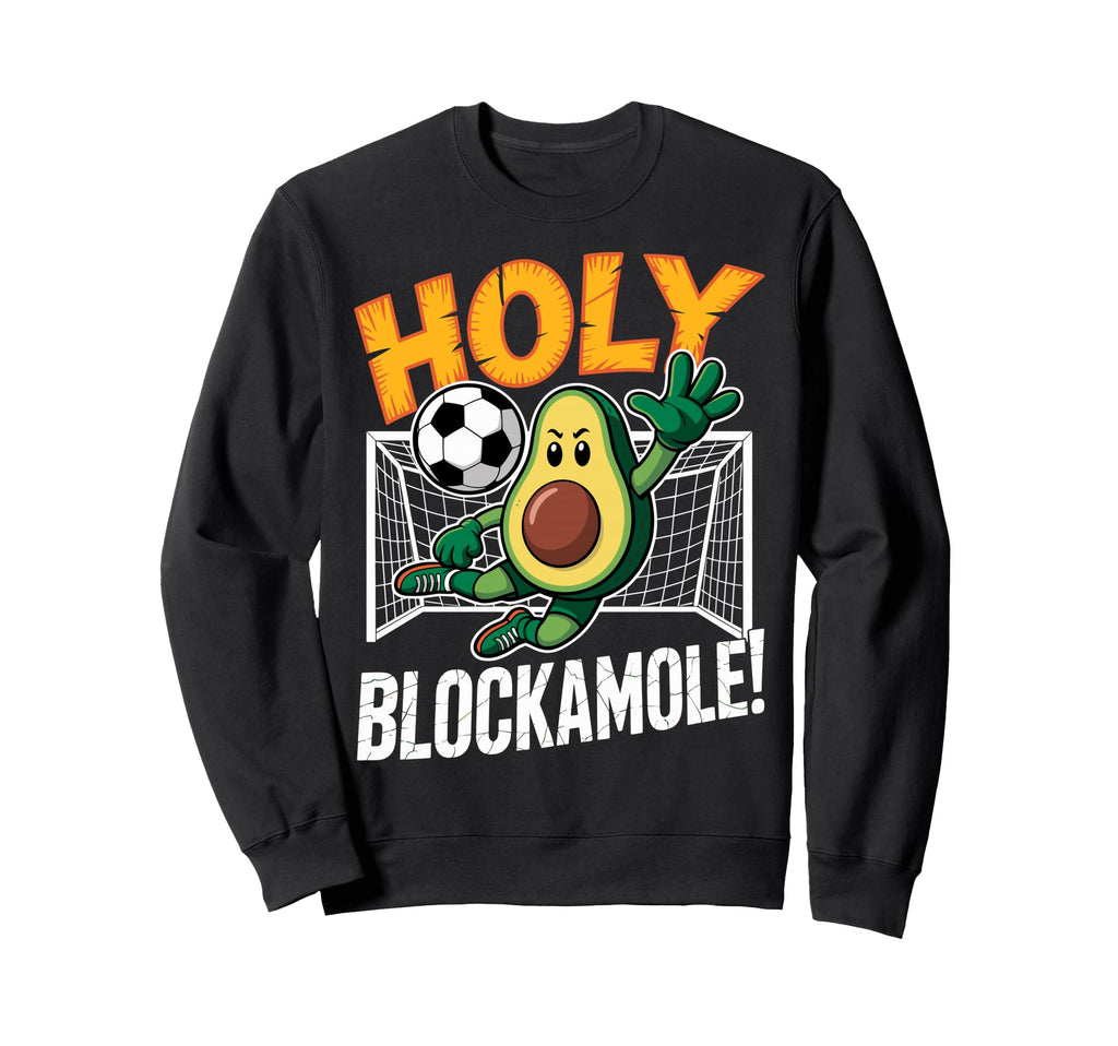 Holy Blockamole Avocado Soccer Sweatshirt - Minimalist Print Men Women - T-Shirt, Sweatshirt, Hoodie