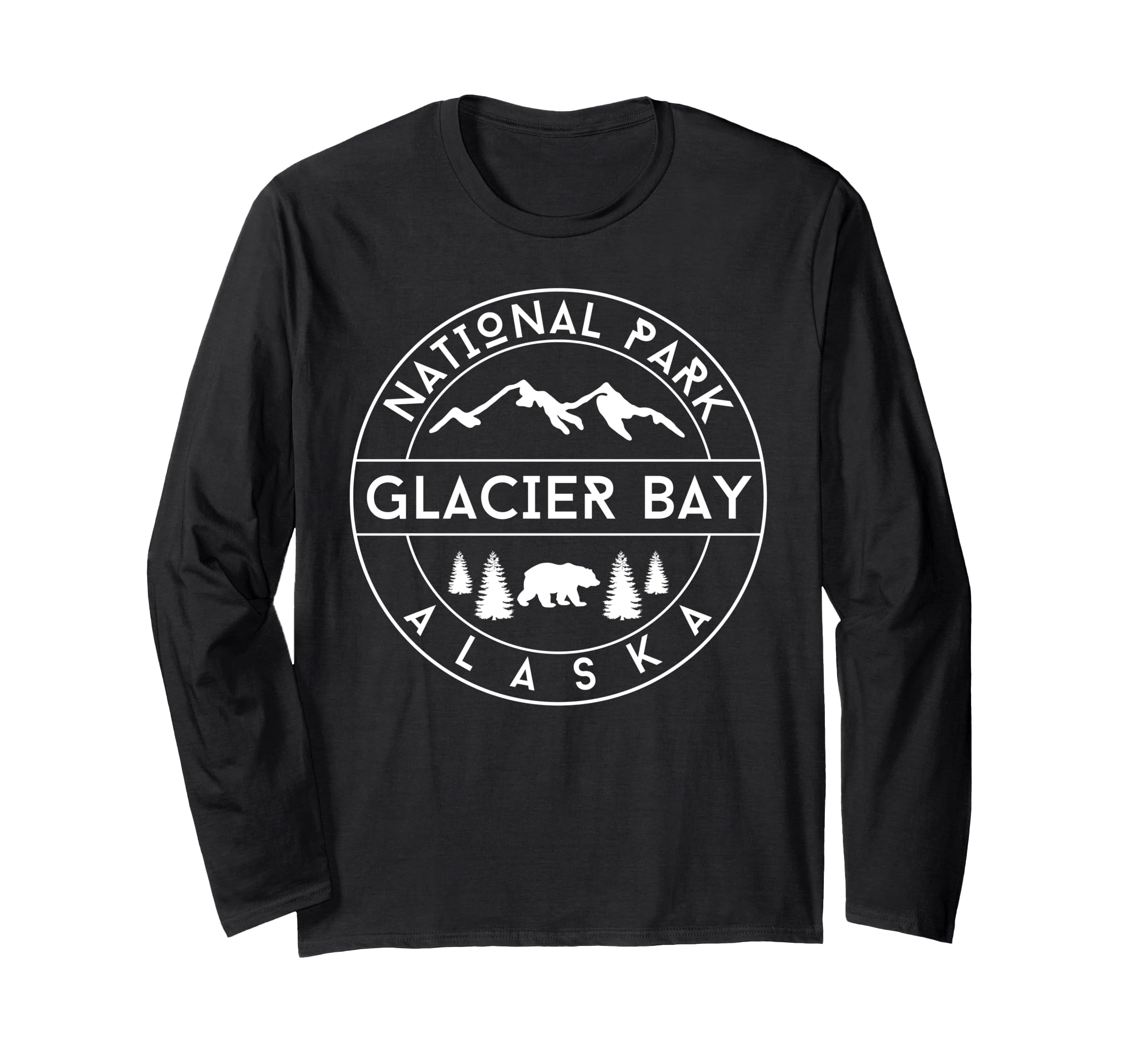 Glacier Bay National Park Alaska Usa Hoodie - Fun Novelty Design Unisex - T-Shirt, Sweatshirt, Hoodie