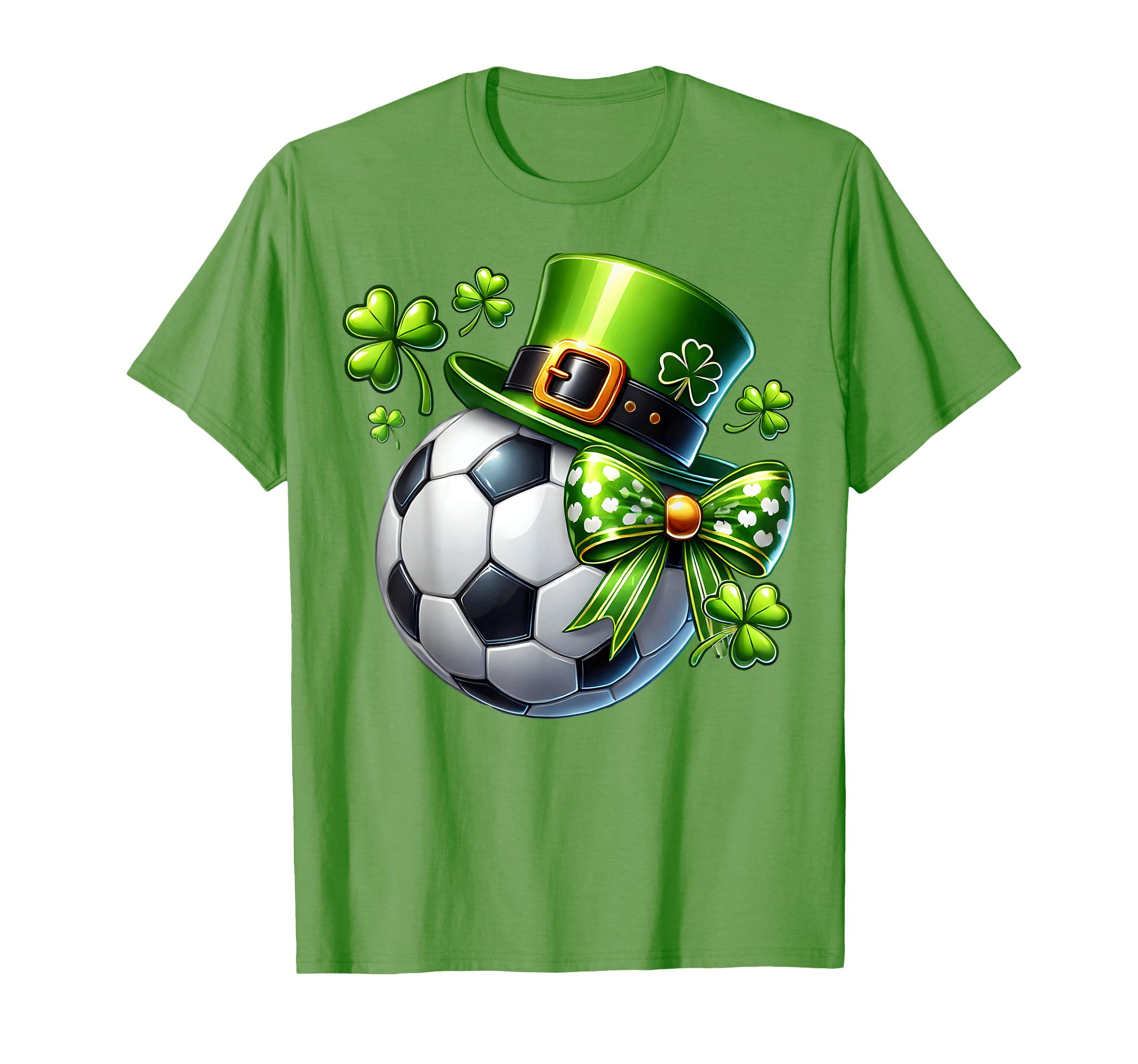 Soccer St Patricks Day Leprechaun T-Shirt - Fun Novelty Design Unisex - T-Shirt, Sweatshirt, Hoodie