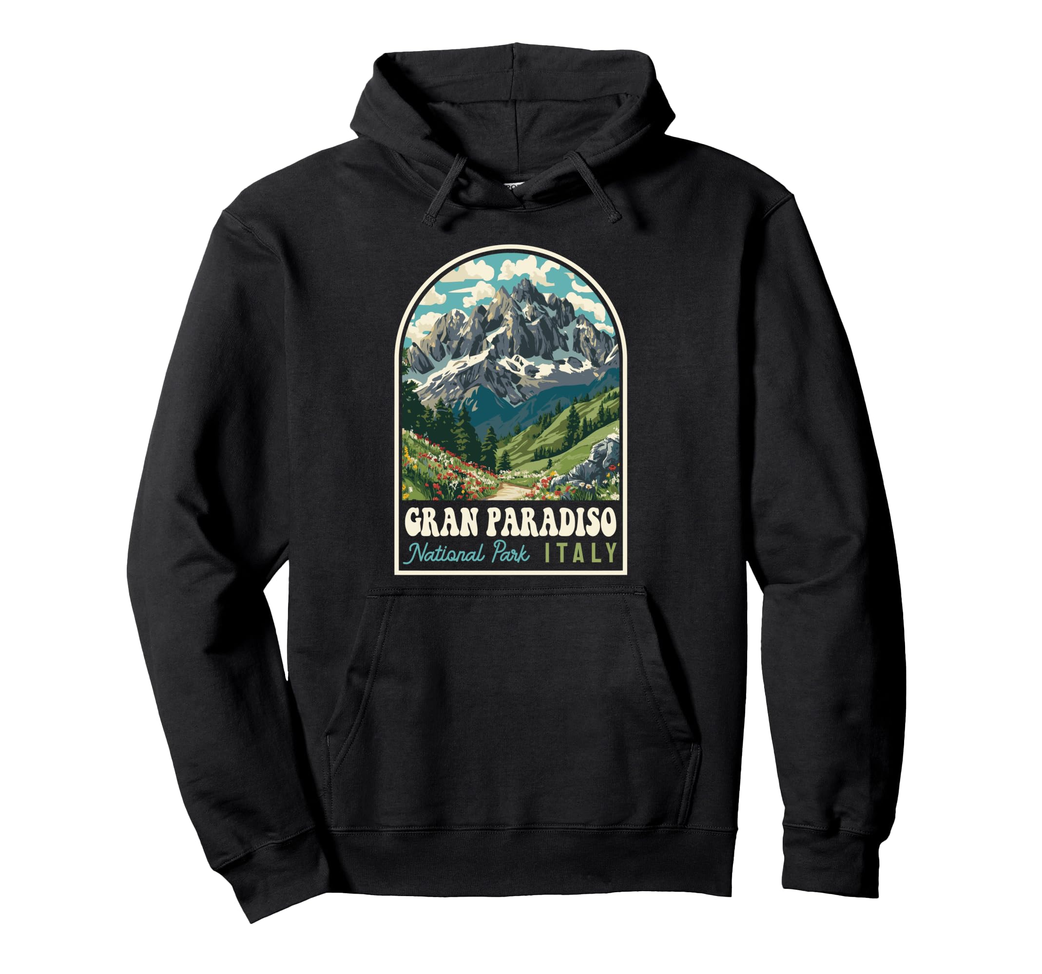 Gran Paradiso National Park Italy Hoodie - Casual Everyday Wear Unisex - T-Shirt, Sweatshirt, Hoodie