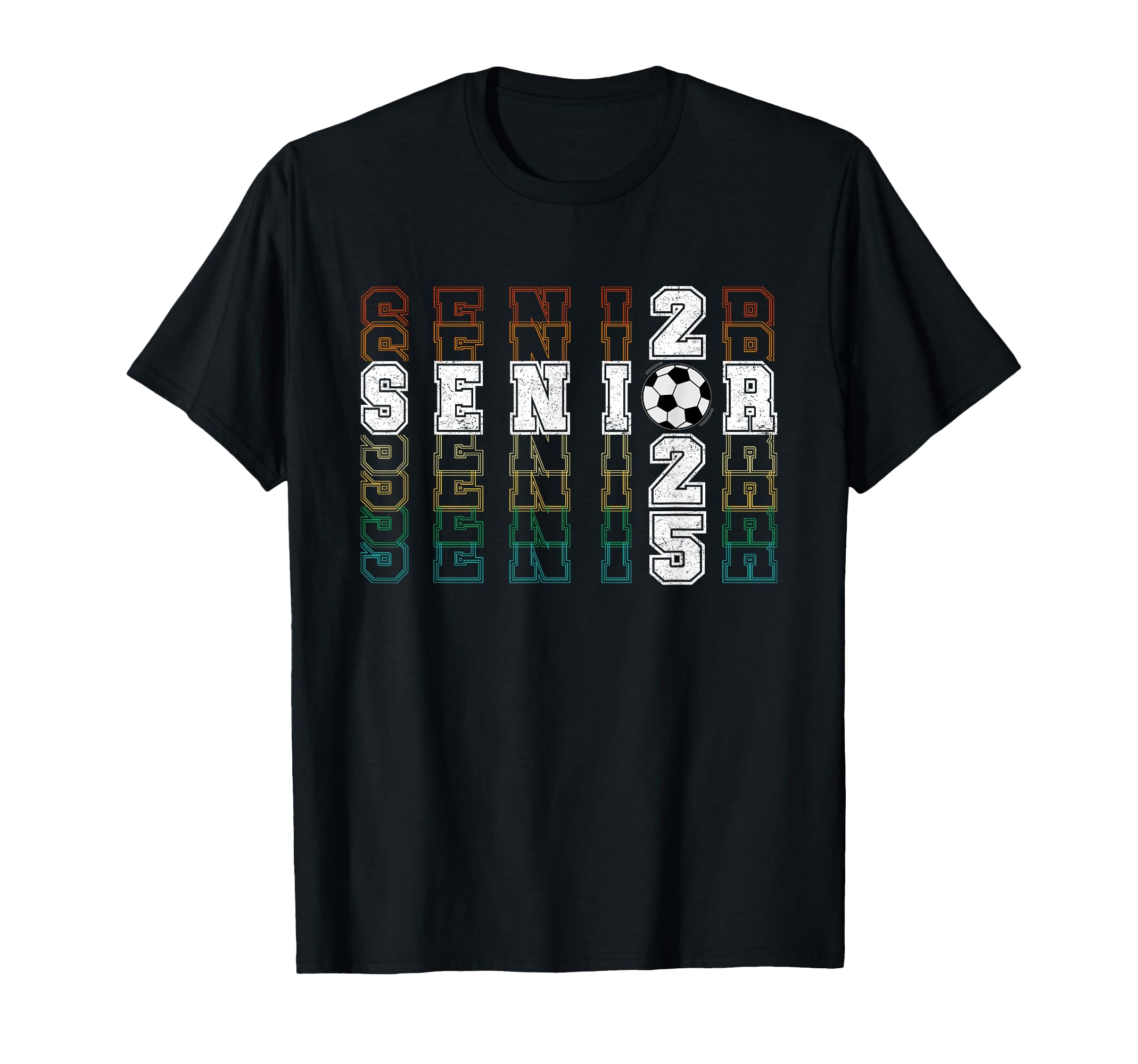 Grad Class 2025 Senior Soccer Players T-Shirt - Trendy Graphic Unisex - T-Shirt, Sweatshirt, Hoodie