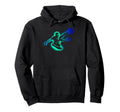 Colorful Soccer Bicycle Kick Splash Hoodie - Aesthetic Graphic for Adults - T-Shirt, Sweatshirt, Hoodie