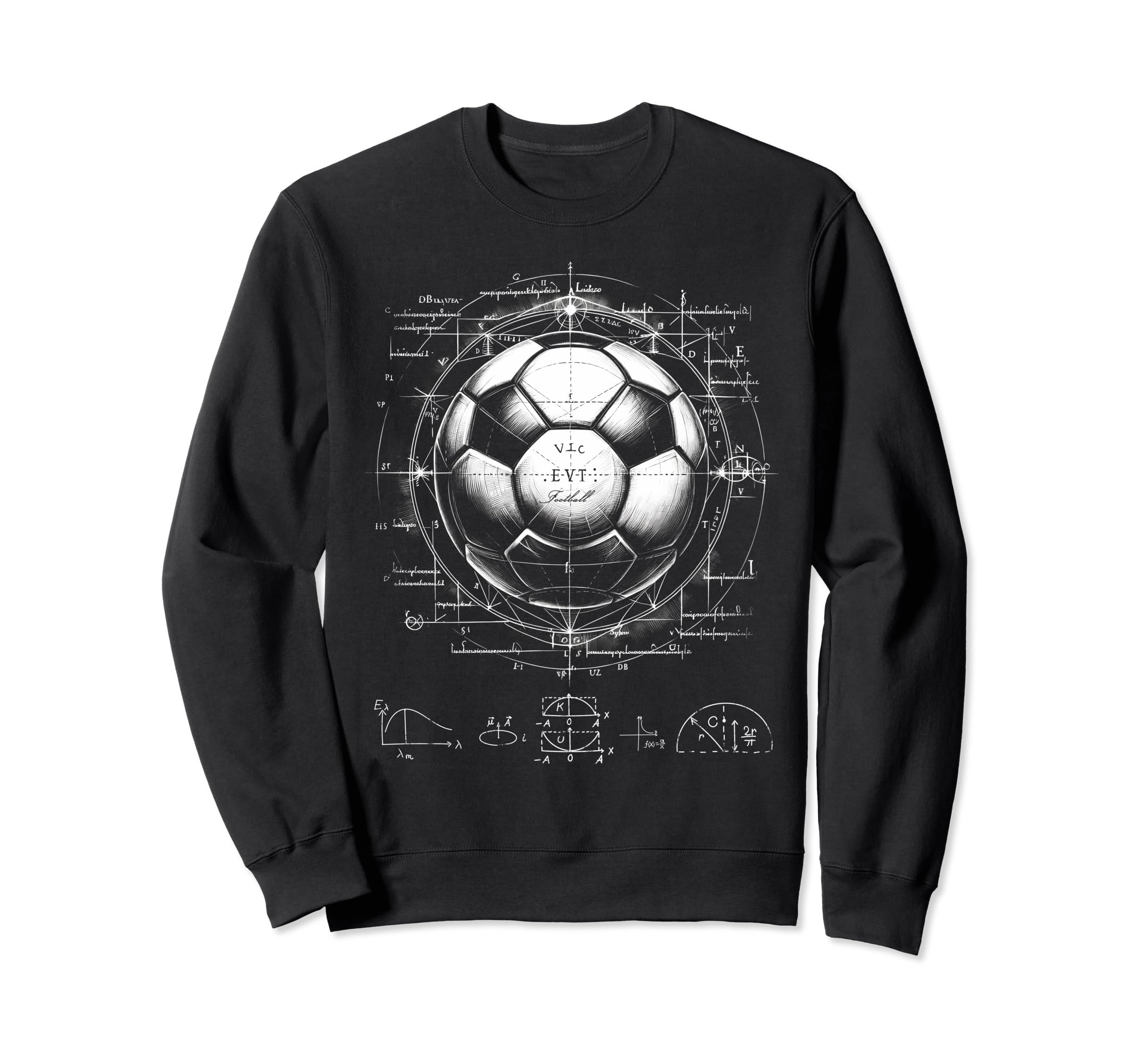 Soccer Patent Drawing Coach Football Sweatshirt - Unique Graphic for Adults - T-Shirt, Sweatshirt, Hoodie