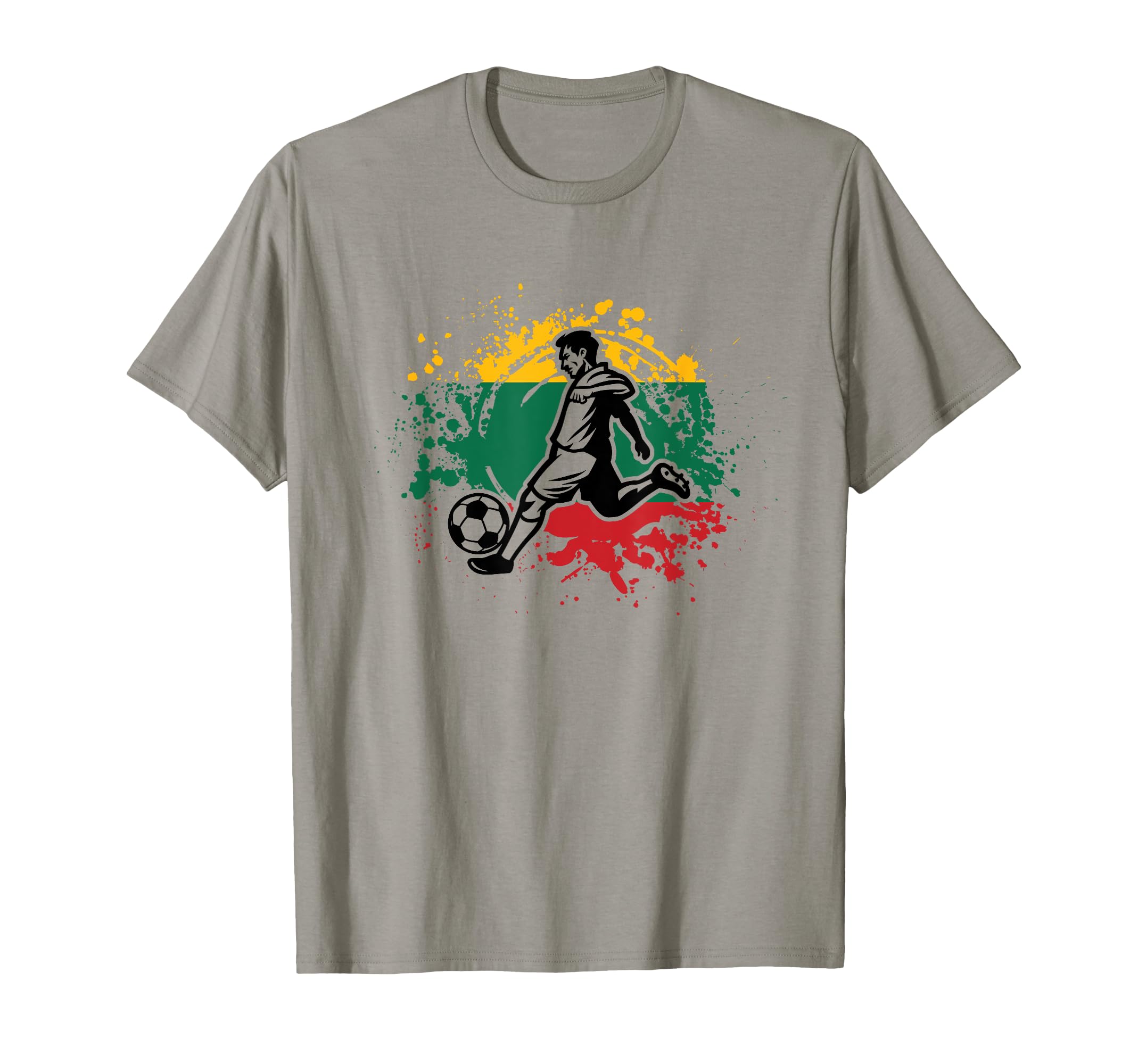 Lituania Soccer Lituanian Football T-Shirt - Minimalist Print Men Women - T-Shirt, Sweatshirt, Hoodie