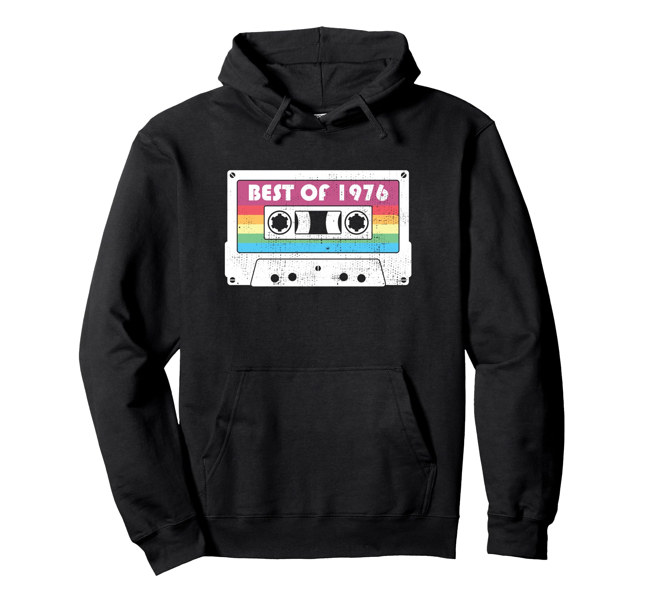 Best 1976 Born Year Mix Audio Tape Hoodie - Minimalist Print Men Women - T-Shirt, Sweatshirt, Hoodie